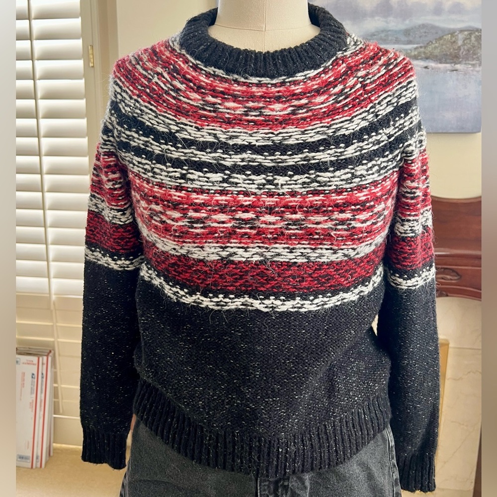 Abercrombie & Fitch Multicolor Crewneck Sweater